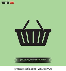 Vector illustration of shopping cart