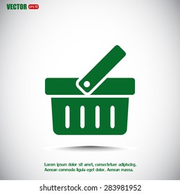 Vector illustration of shopping cart
