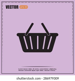 Vector illustration of shopping cart