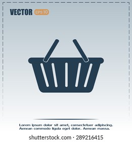 Vector illustration of shopping cart