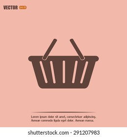 Vector illustration of shopping cart