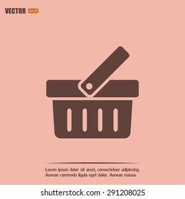 Vector illustration of shopping cart