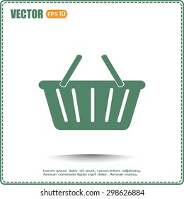 Vector illustration of shopping cart