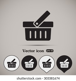 Vector illustration of shopping cart