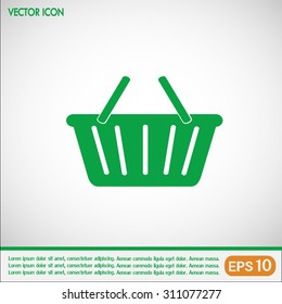 Vector illustration of shopping cart