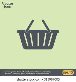 Vector illustration of shopping cart