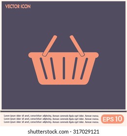 Vector illustration of shopping cart