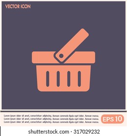 Vector illustration of shopping cart