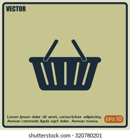 Vector illustration of shopping cart