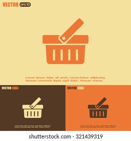 Vector illustration of shopping cart