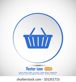 Vector illustration of shopping cart