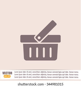 Vector illustration of shopping cart
