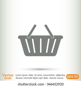 Vector illustration of shopping cart