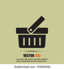 Vector illustration of shopping cart