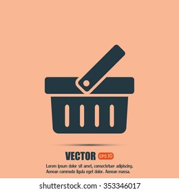Vector illustration of shopping cart