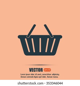 Vector illustration of shopping cart