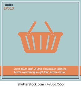 Vector illustration of shopping cart
