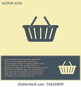 Vector illustration of shopping cart