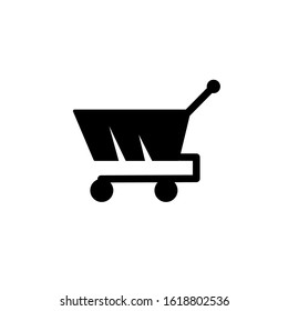  Vector illustration, shopping cart icon template 