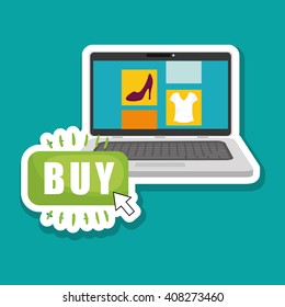 Vector illustration of Shopping , editable icon