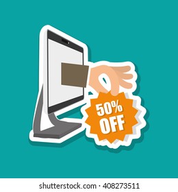 Vector illustration of Shopping , editable icon