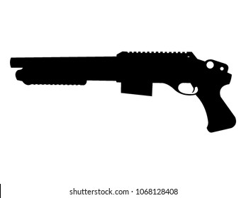Vector illustration of a Shotgun