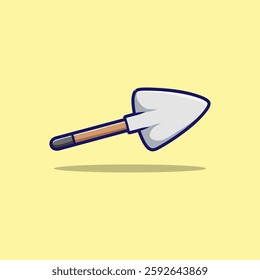 vector illustration shovel cute cartoon
