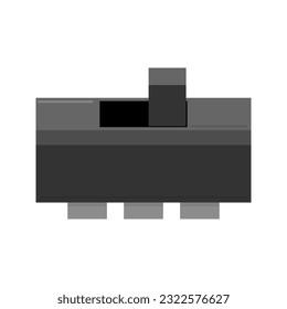 Vector Illustration showcases a single-pole double-throw (SPDT) switch in a clear and visually appealing manner