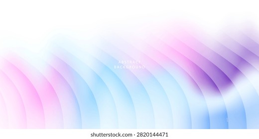 Vector illustration showing a blurred gradient on a modern abstract background.