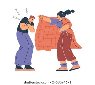 A vector illustration showing a moment of empathy and support from colleagues and friends expressing affection and understanding in a flat vector style on a white background