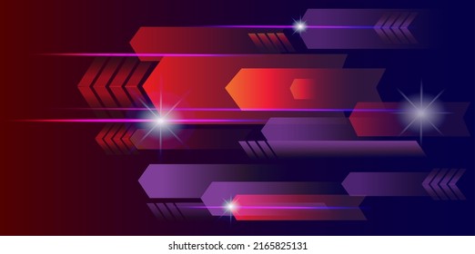 ilustración vectorial que muestra la velocidad Fondo rojo para otras aplicaciones