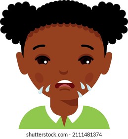 Vector Illustration of a Sick Sneezing Woman      