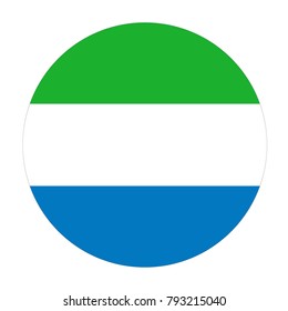 vector illustration of Sierra Leone flag