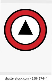 Vector illustration of a sign