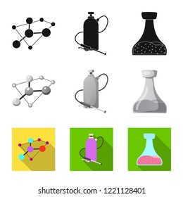 Vector illustration of  and  sign. Collection of  and  vector icon for stock.