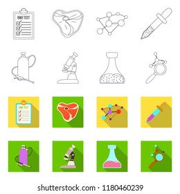 Vector illustration of  and  sign. Collection of  and  stock vector illustration.