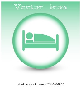 vector illustration of the sign of the hotel
