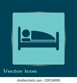 vector illustration of the sign of the hotel