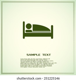 vector illustration of the sign of the hotel