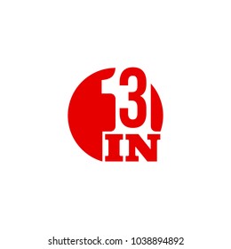 Vector Illustration Sign Numbers "three in one" Isolated on White background. Figures 3 in 1 icon. Vector banner with three and one numeral