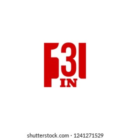 Vector Illustration Sign Numbers "three in one" Isolated on White background. Figures 3 in 1 icon. Vector banner with three and one numeral