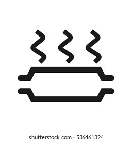 Vector Illustration Of A Sign On The Car Dashboard On A White Background. The Icon Indicates Overheating Of Catalyst. 