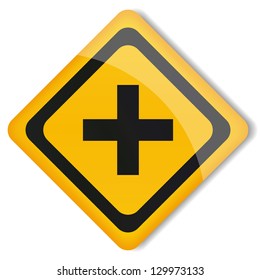 Vector illustration sign plus