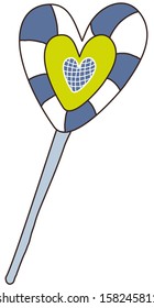 Vector illustration of a sign post