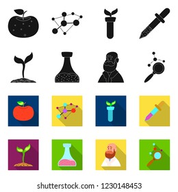 Vector illustration of  and  sign. Set of  and  vector icon for stock.