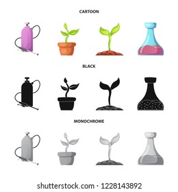 Vector illustration of  and  sign. Set of  and  stock symbol for web.