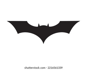 Vector illustration silhouette of bat.