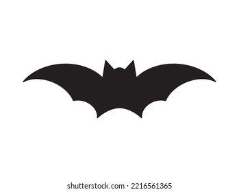 Vector illustration silhouette of bat.