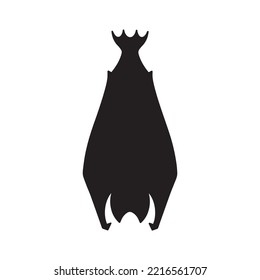 Vector illustration silhouette of bat.