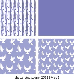 Vector illustration. Silhouette of a bird on a white background. Printable template.
